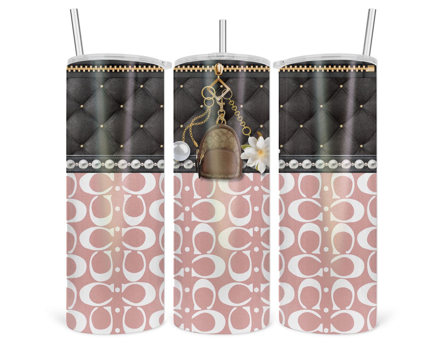 Coach Handbag Inspired Tumbler (024)