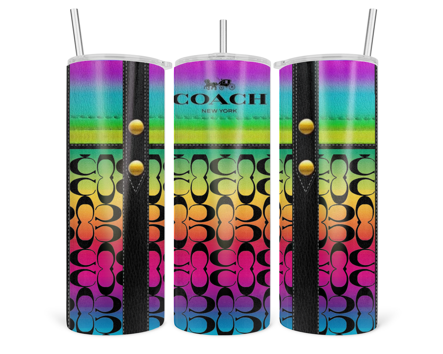 Coach Handbag Inspired Tumbler (054)