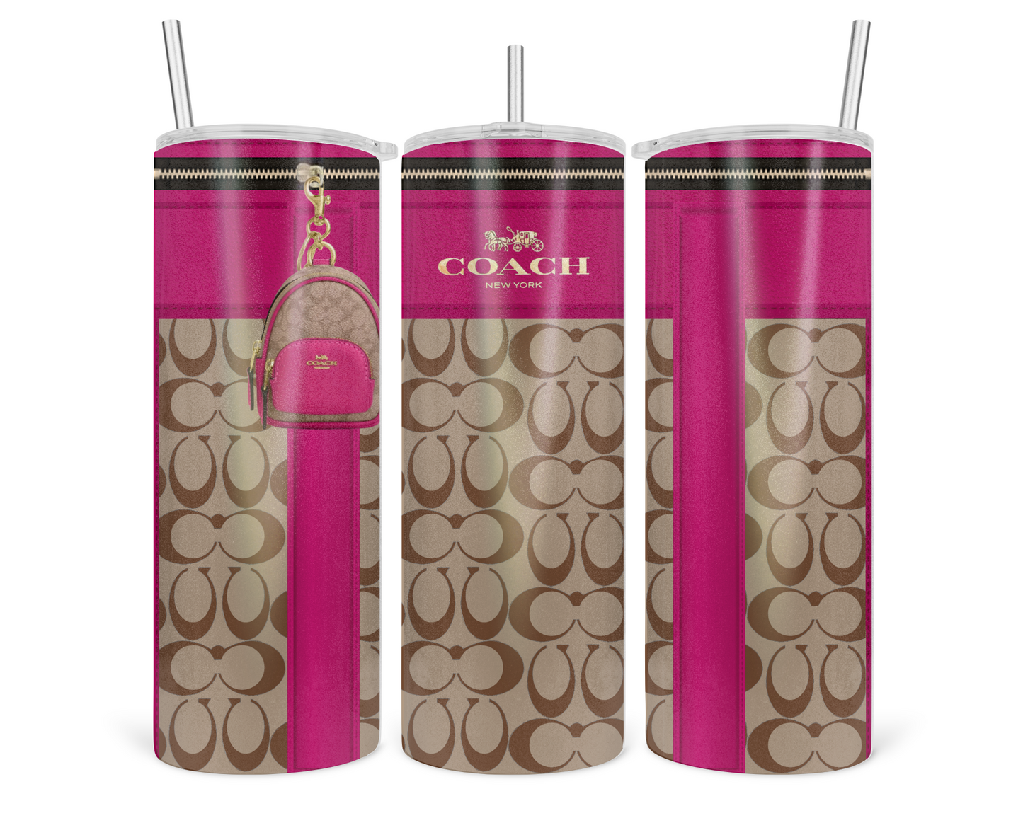 Coach Handbag Inspired Tumbler (083)