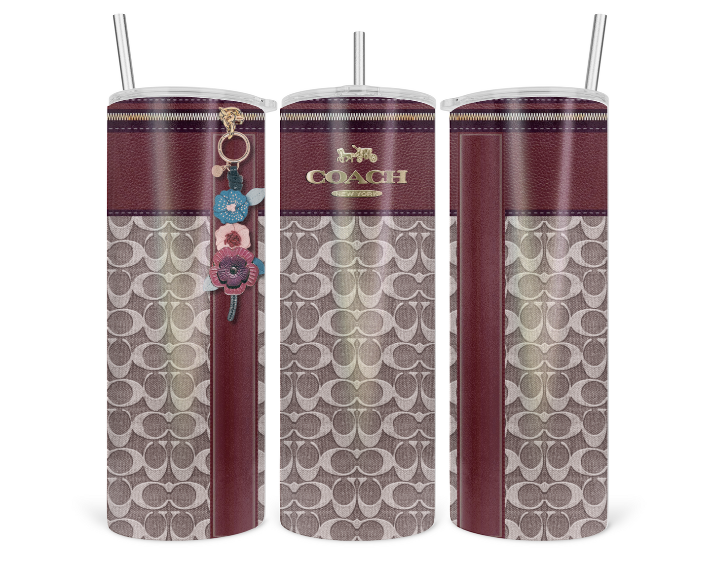 Coach Handbag Inspired Tumbler (163)