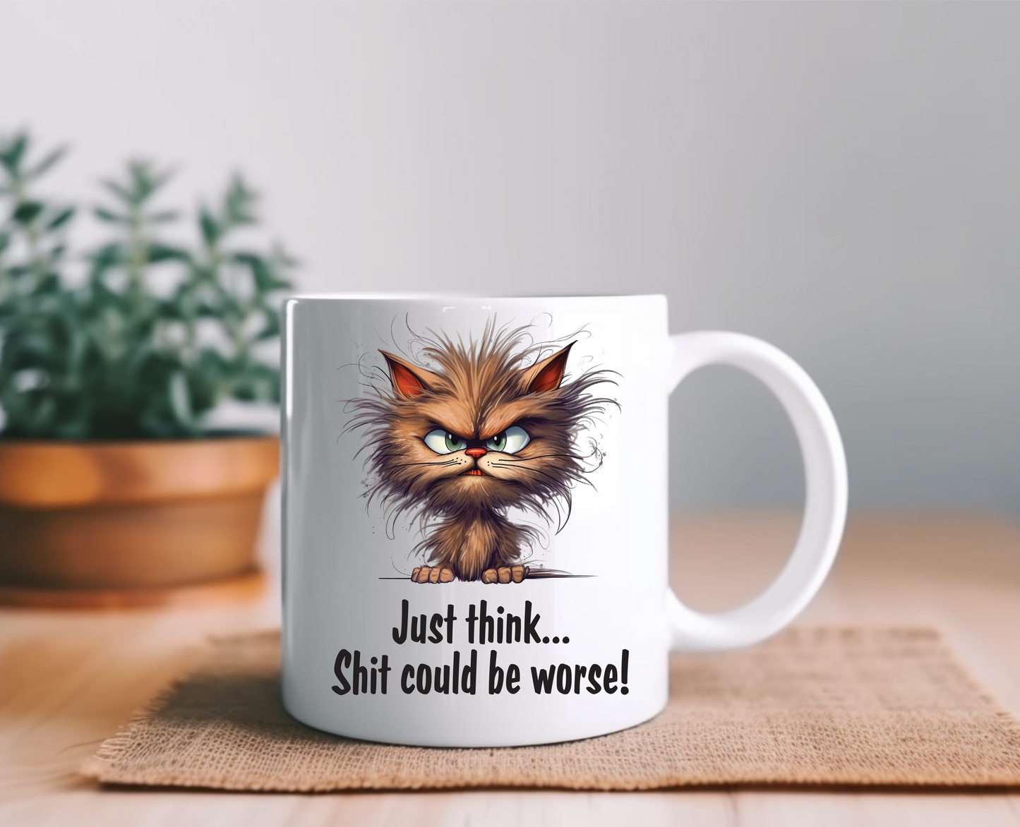 Shit Could Be Worse Ceramic Mug