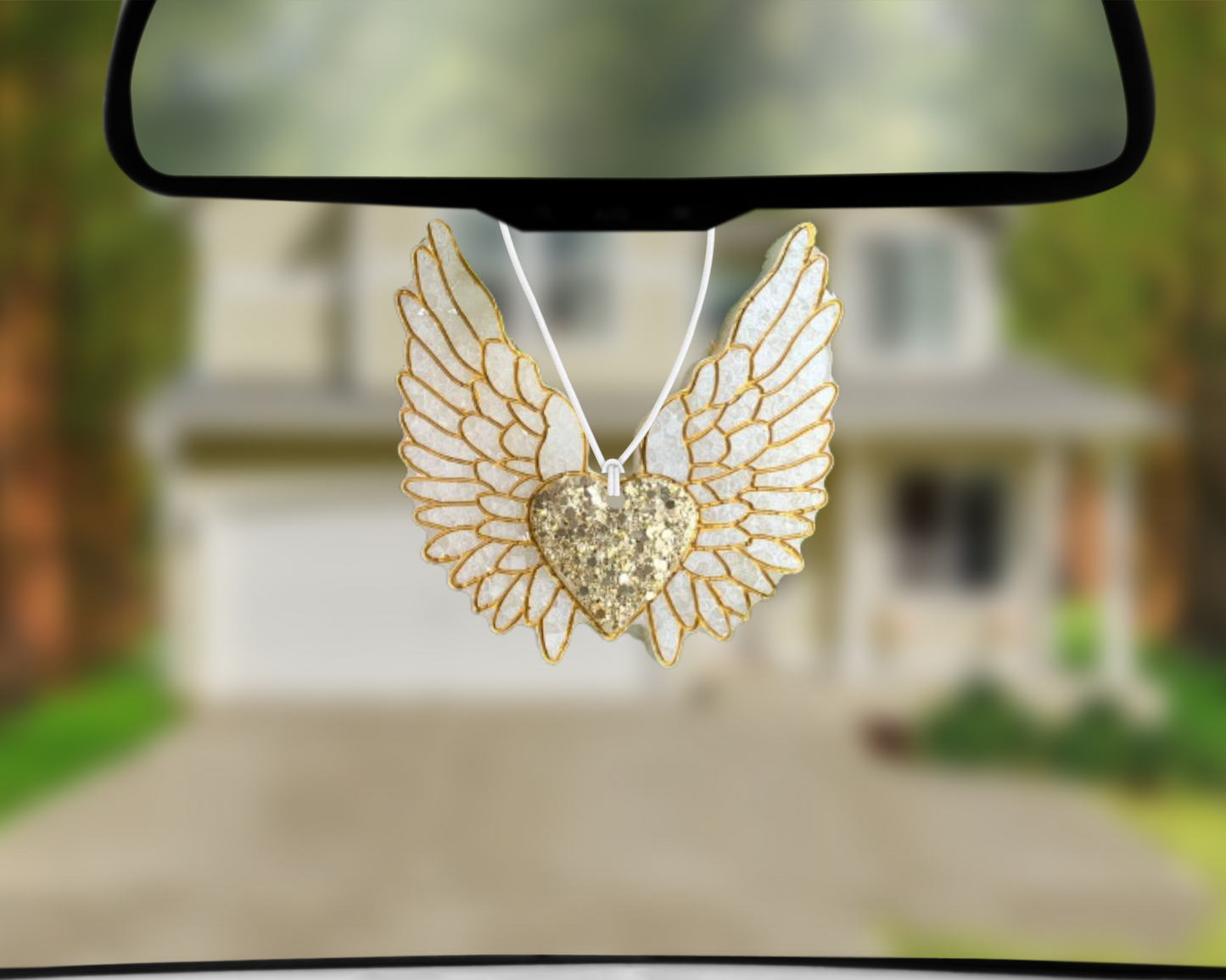 Angel Wing Blinged Car Freshie