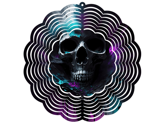 Skull Wind Spinner