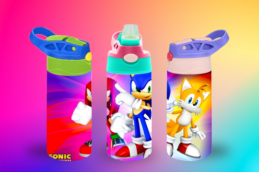 Sonic, Tails & Knuckles Sippy Cup / Kids Bottle