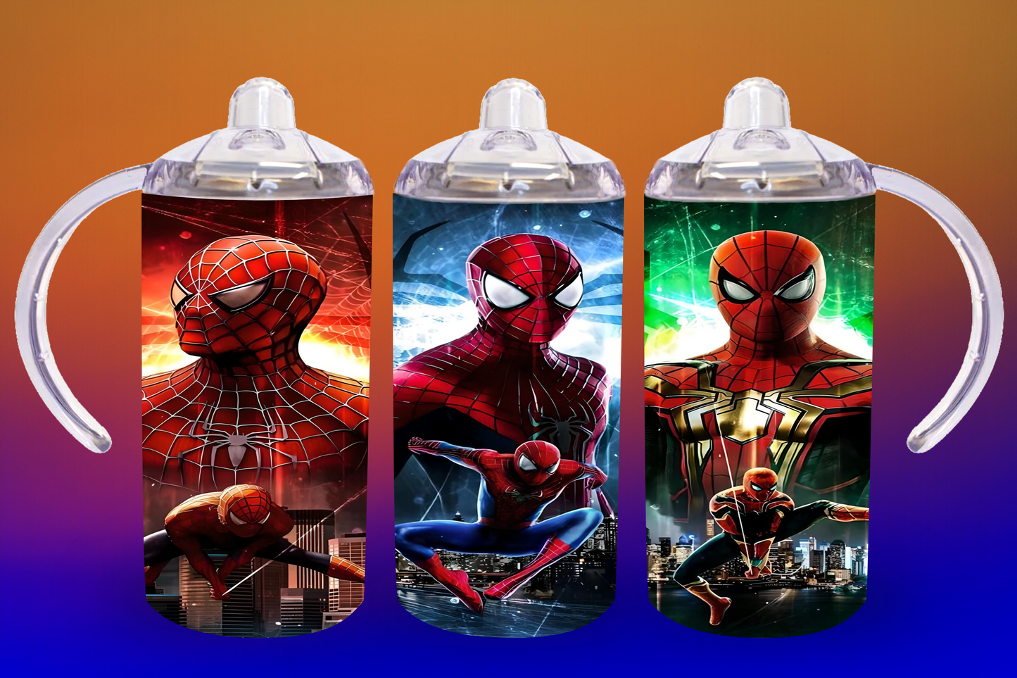 Spiderman Action Sippy Cup / Kids Bottle