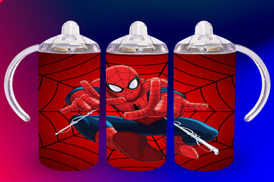 Spiderman's Web Sippy Cup / Kids Bottle