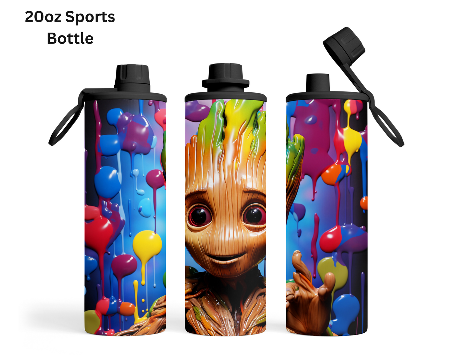 Groot Paint Splash Tumbler