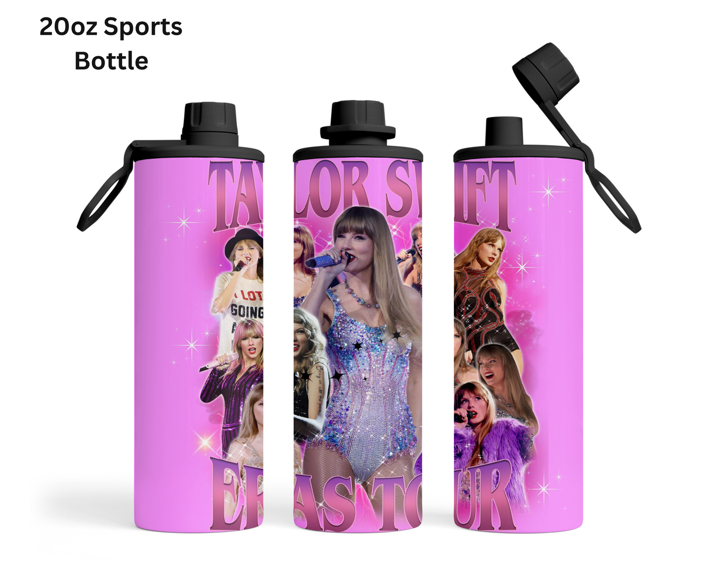 Taylor Swifts Eras Tour (Pink) Tumbler