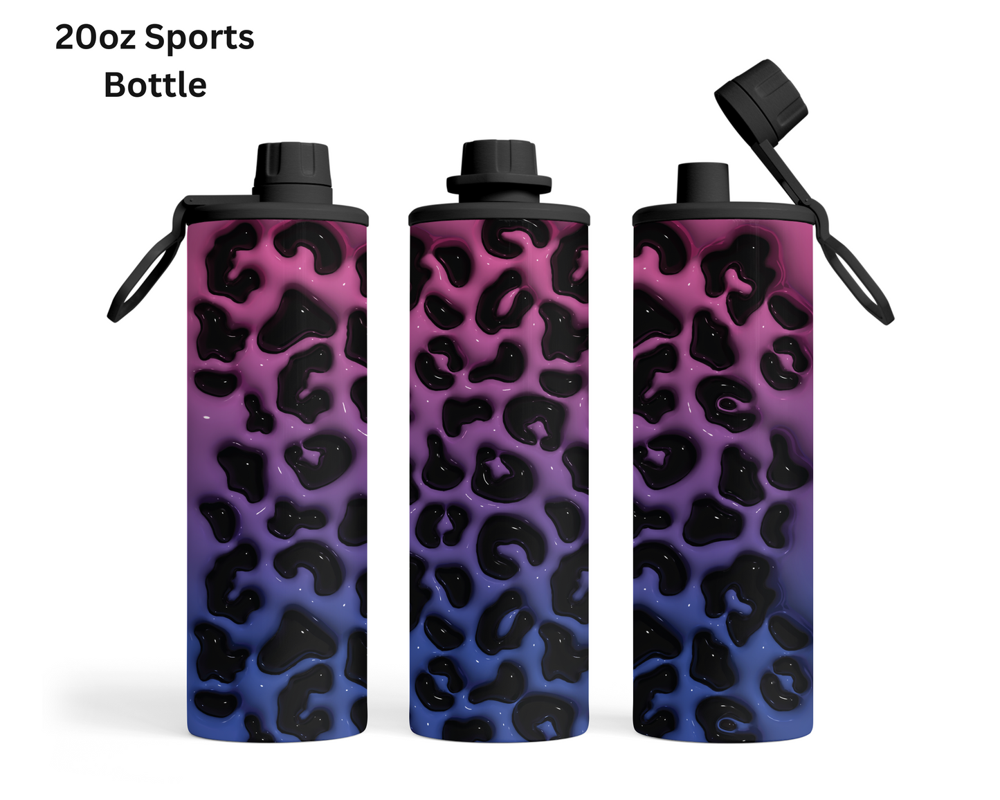 Animal Print - Pink Blue Tumbler