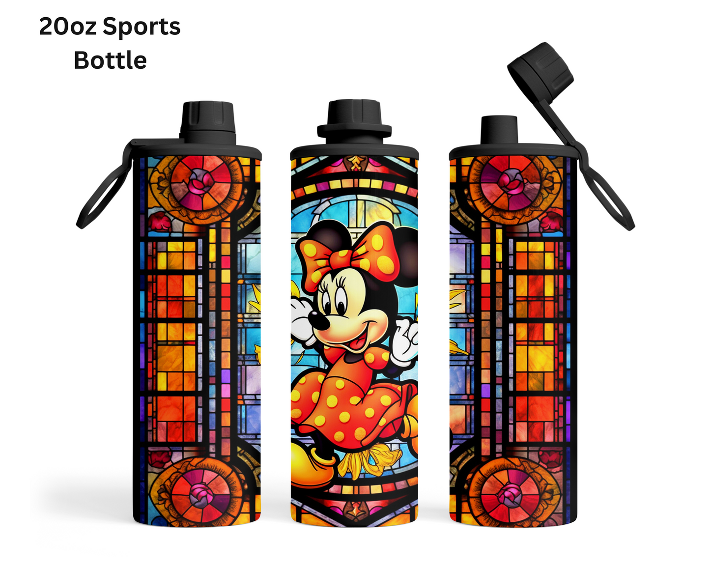 Minnie Stained Glass Tumbler