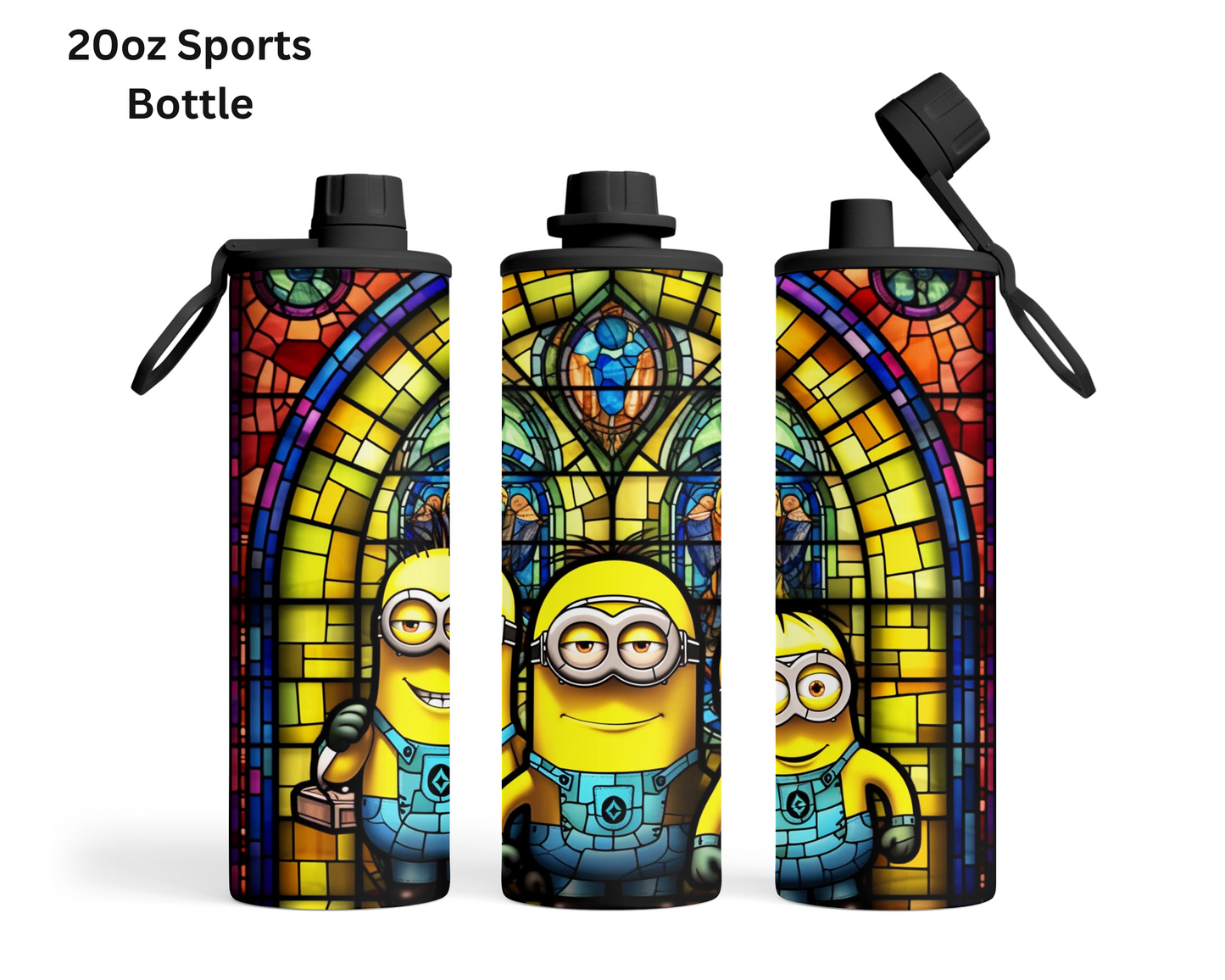 Minions Stained Glass Tumbler