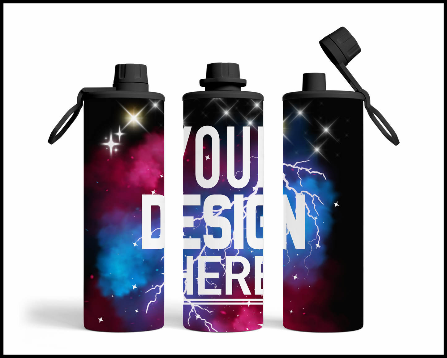 BUILD A CUP - 20oz Stainless Steel Sublimated Sports Bottle Tumbler