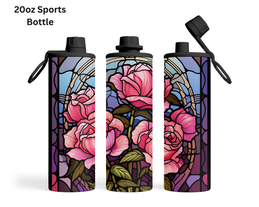 Pink Roses Tumbler