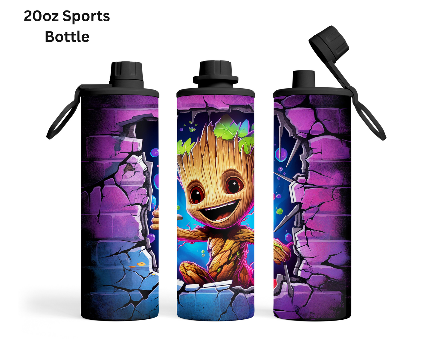 Baby Groot Wall Break Tumbler