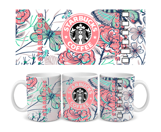 Starbucks Coffee Pink Ceramic Mug