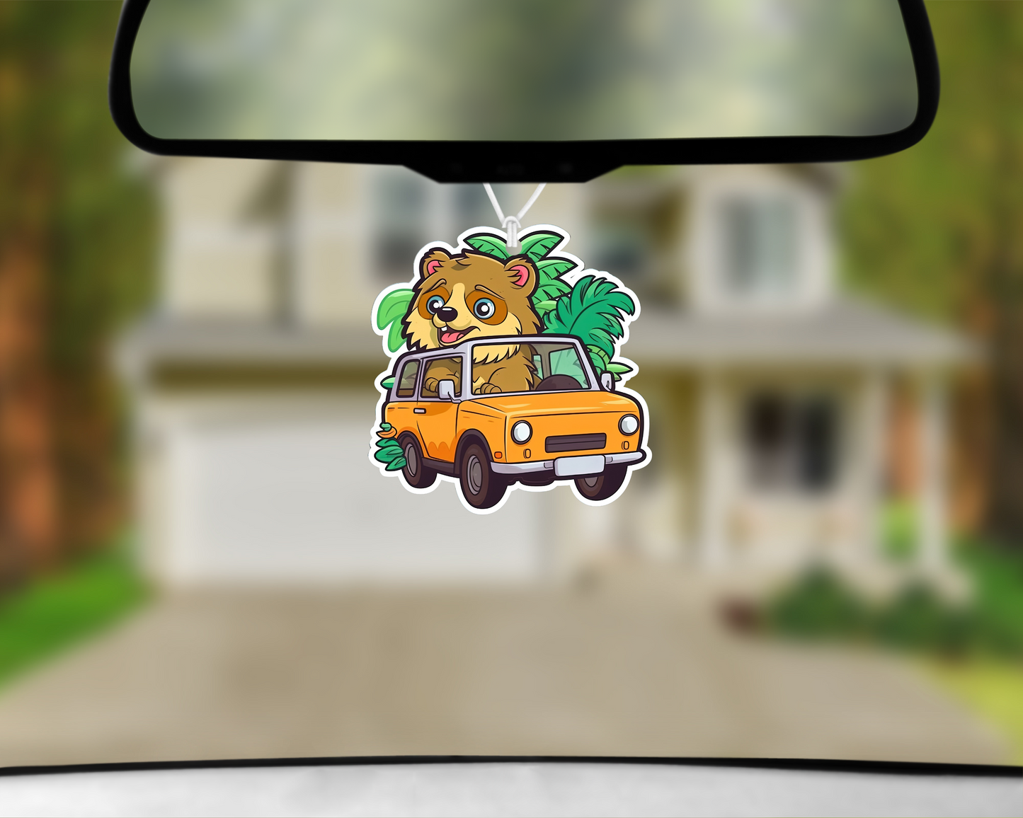 Comedy Dog In Car (Style 15) Car Air Freshener