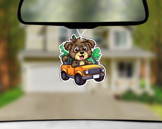 Comedy Dog In Car (Style 5) Car Air Freshener