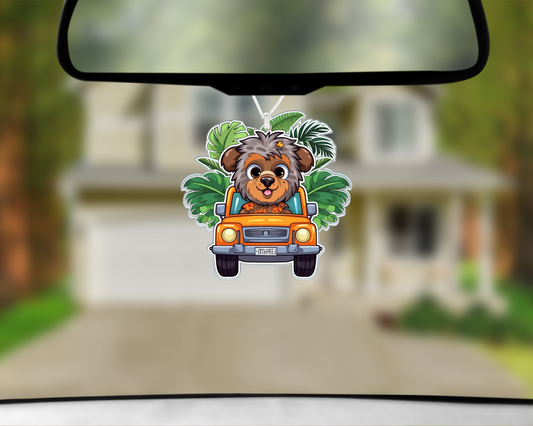 Comedy Dog In Car (Style 6) Car Air Freshener