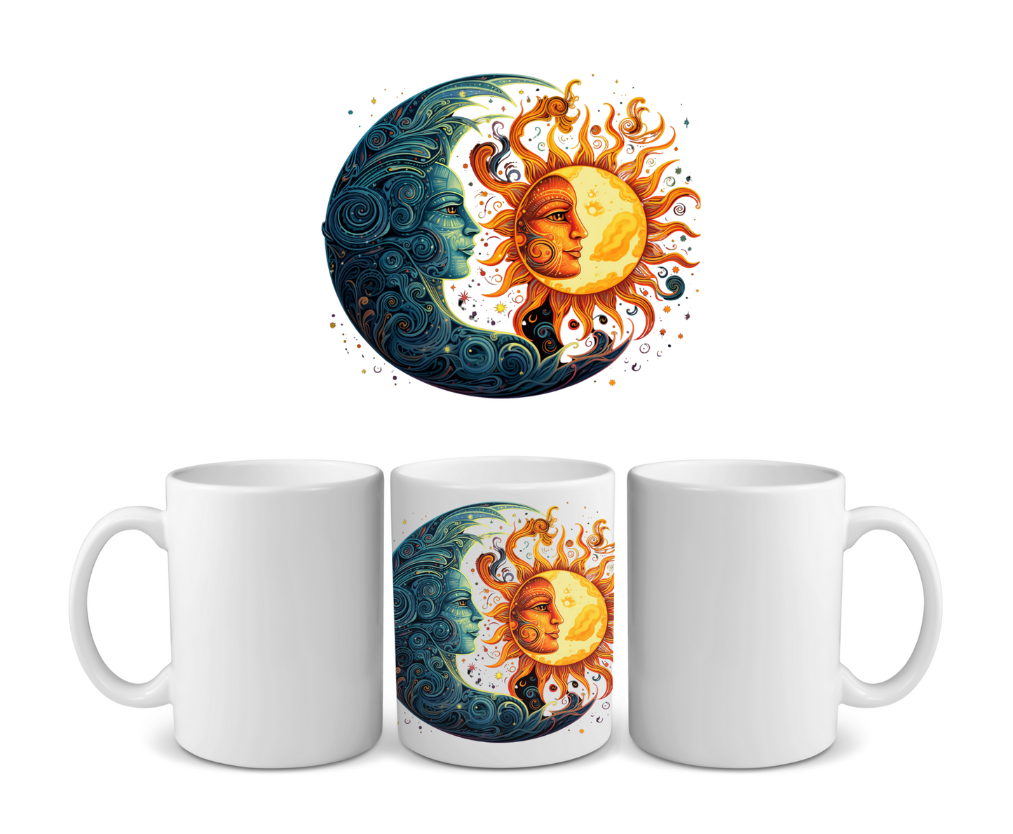 Sun & Moon Ceramic Mug