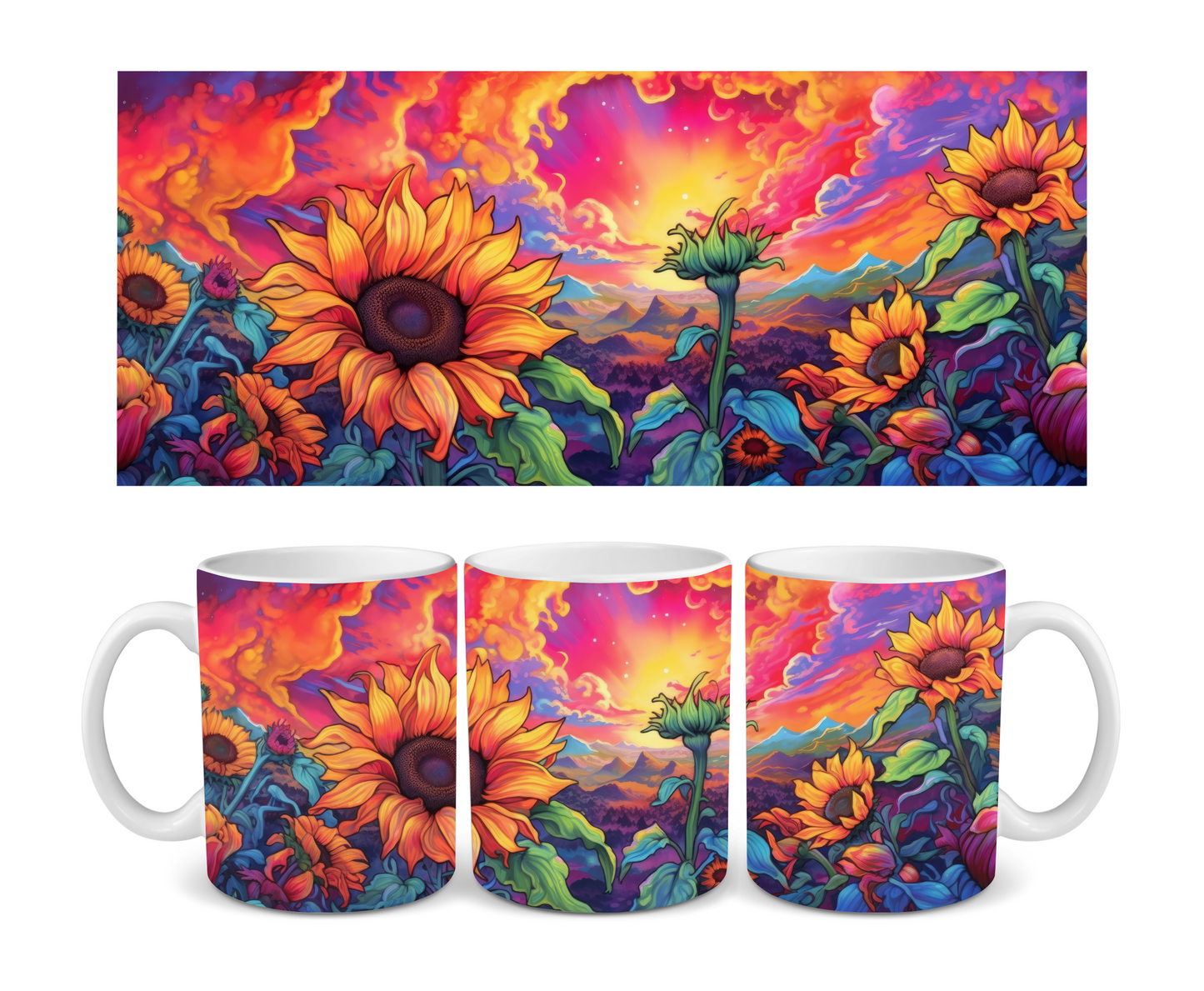 Sunflower Tranquil Ceramic Mug