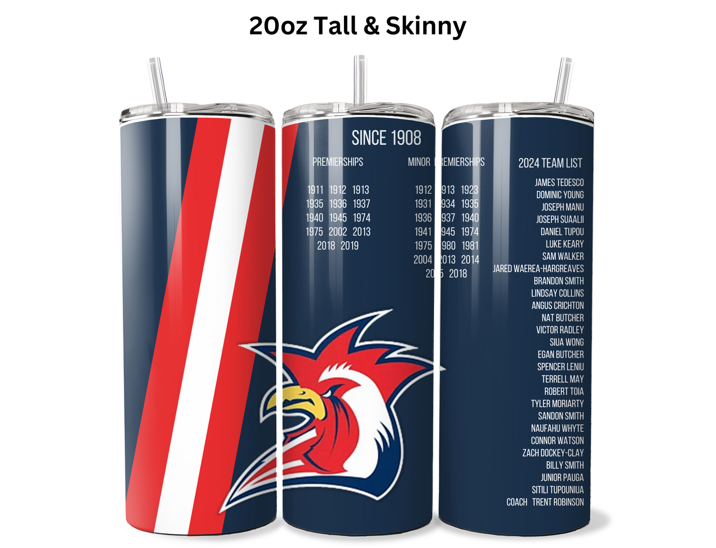 Sydney Roosters 2024 Fan Tumbler