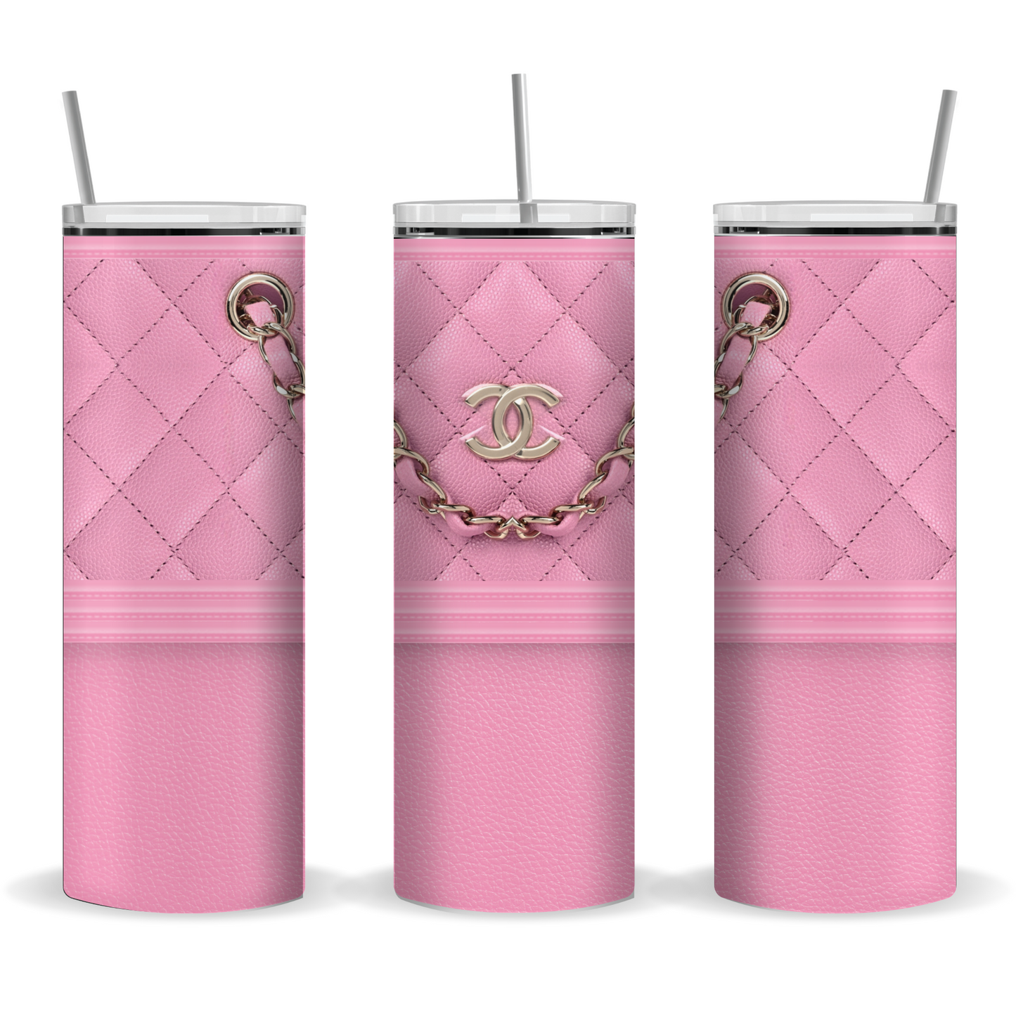 Chanel Handbag Inspired Tumbler (001)