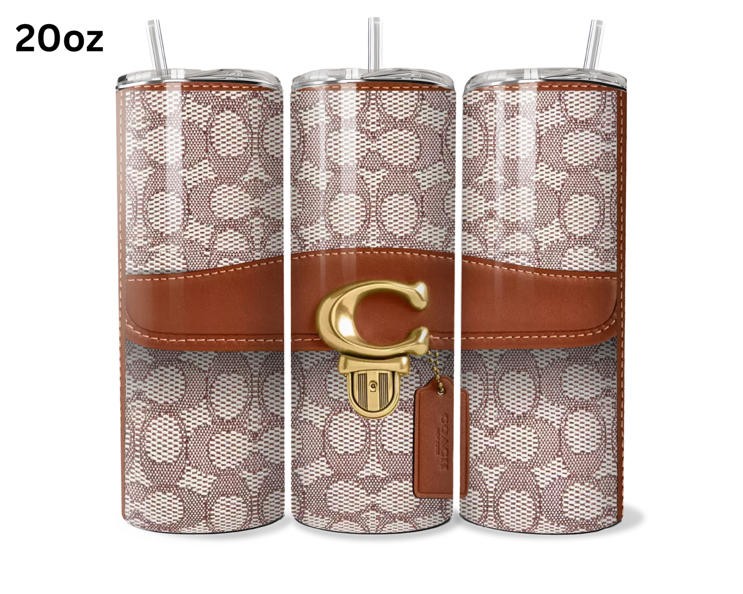 Coach Handbag Inspired Tumbler (001)