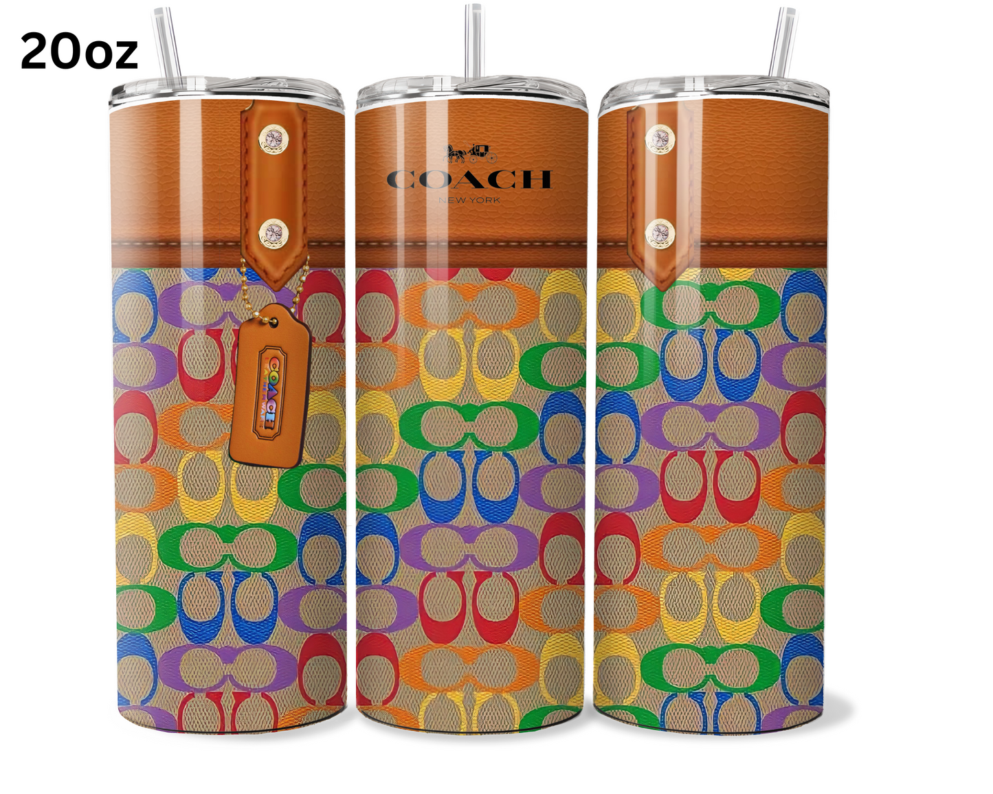 Coach Handbag Inspired Tumbler (081)