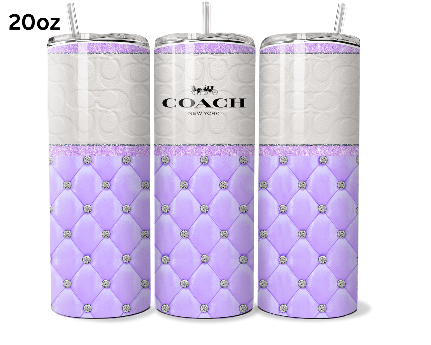 Coach Handbag Inspired Tumbler (113)