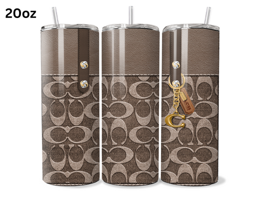 Coach Handbag Inspired Tumbler (016)