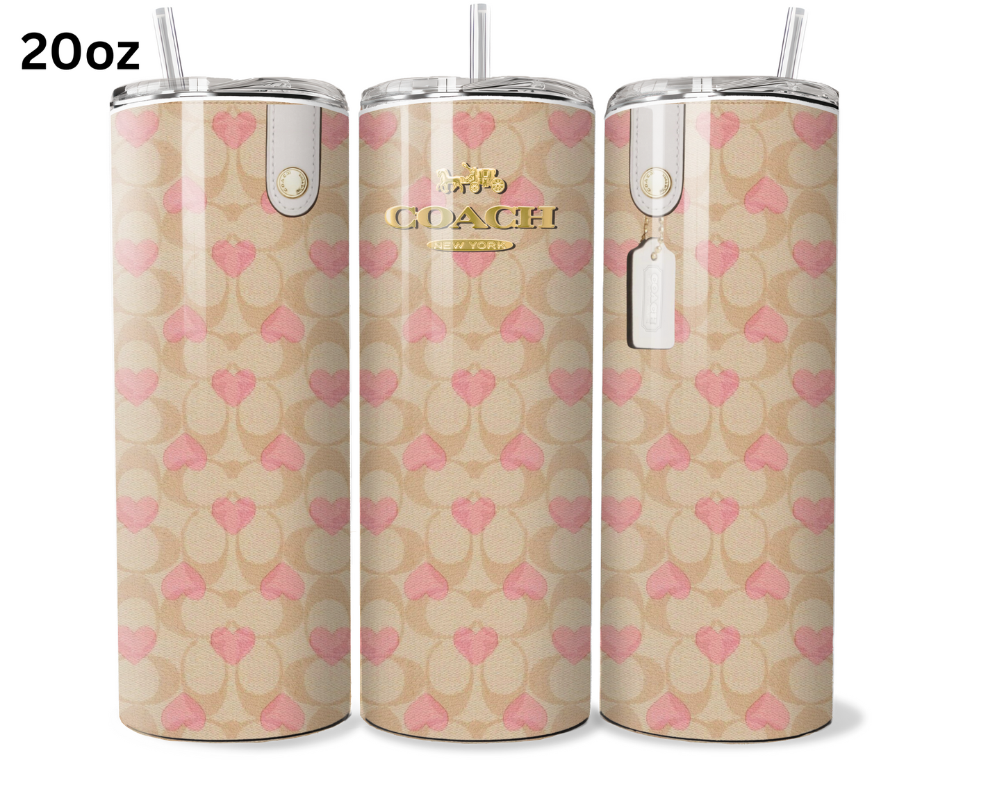 Coach Handbag Inspired Tumbler (099)