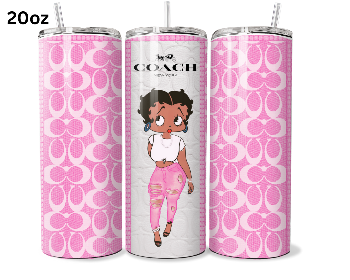 Coach Handbag Inspired Tumbler (129)