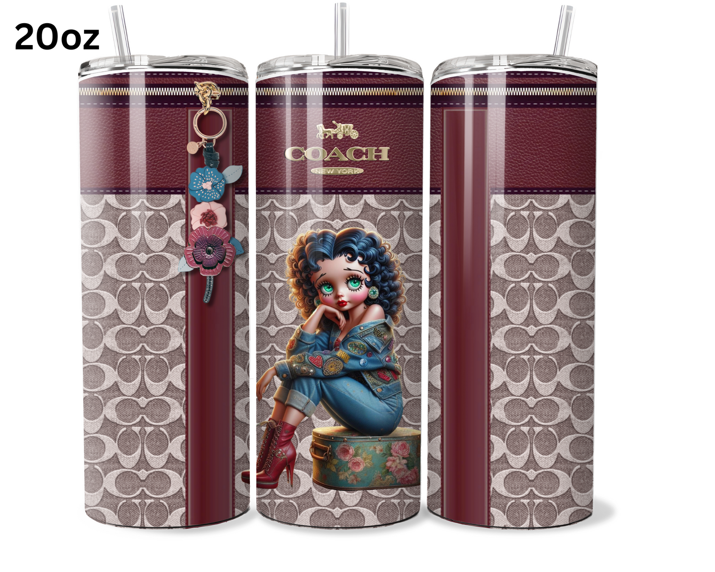 Coach Handbag Inspired Tumbler (103)