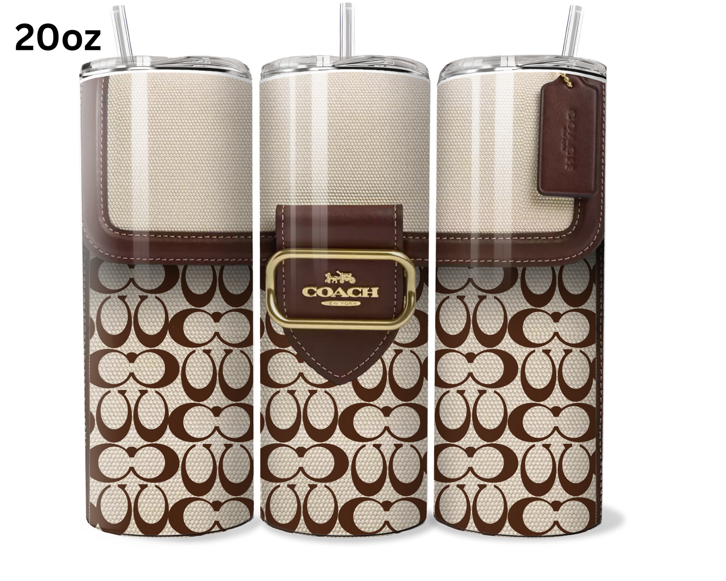 Coach Handbag Inspired Tumbler (048)