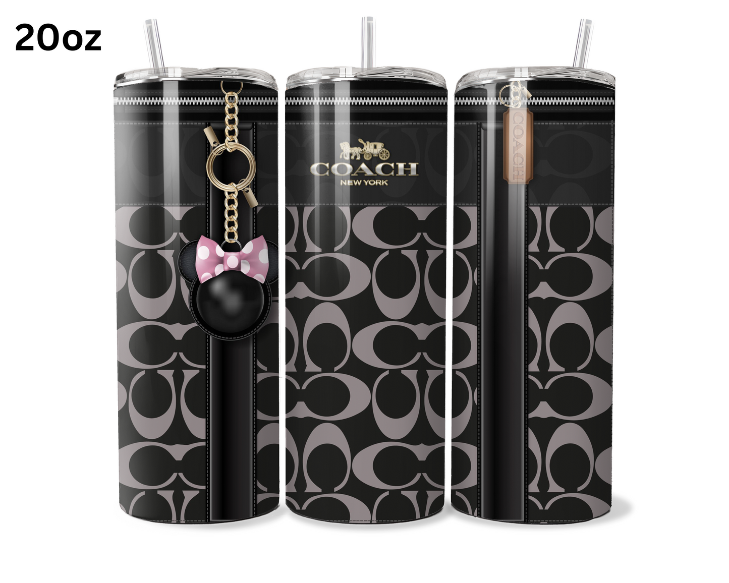 Coach Handbag Inspired Tumbler (008)