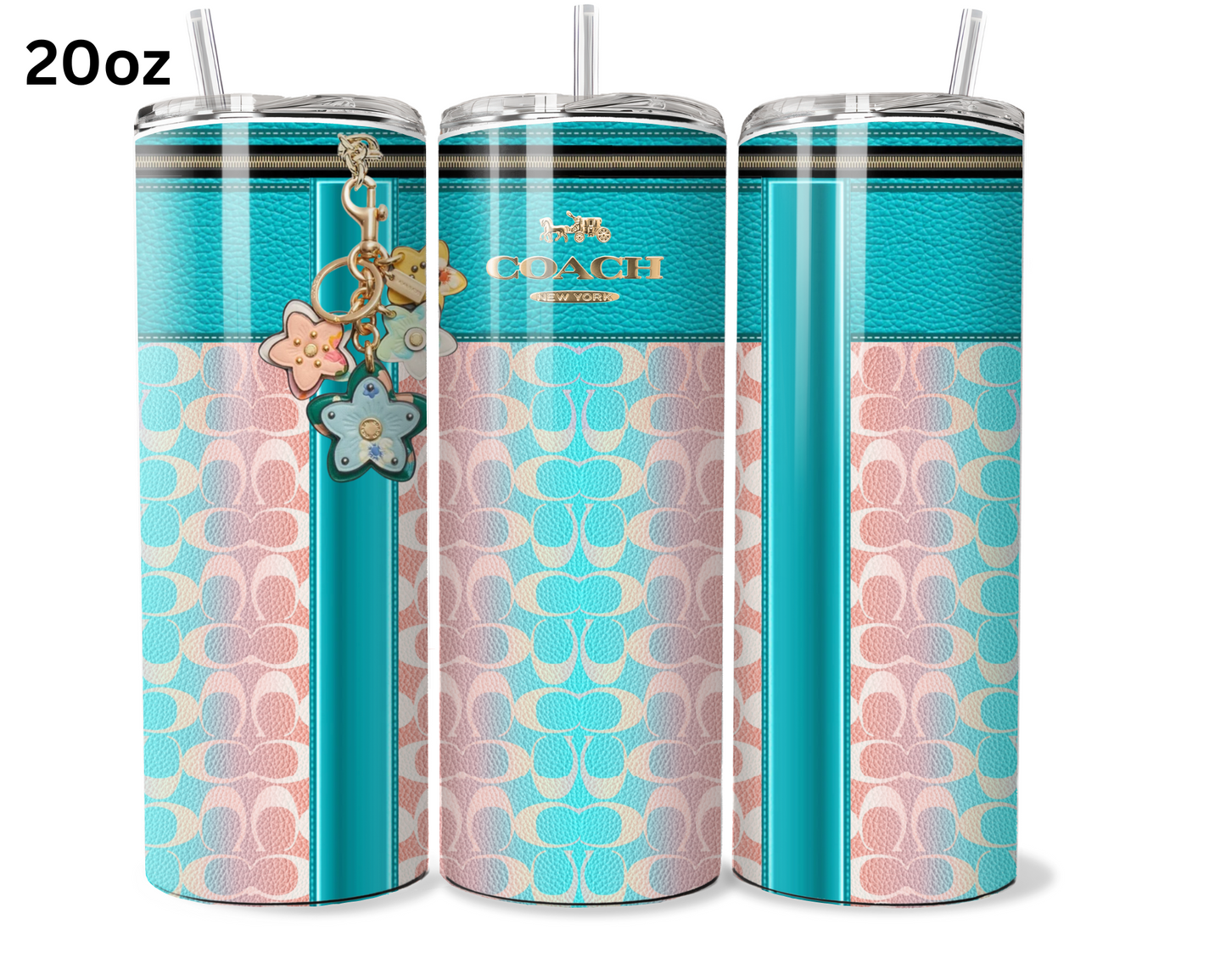 Coach Handbag Inspired Tumbler (098)