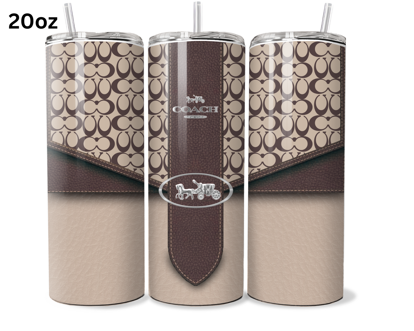 Coach Handbag Inspired Tumbler (138)