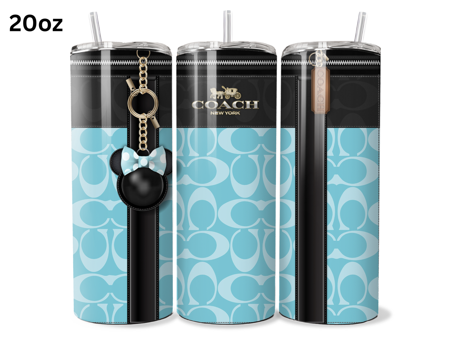 Coach Handbag Inspired Tumbler (007)