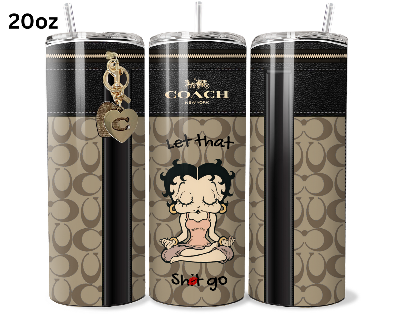 Coach Handbag Inspired Tumbler (076)