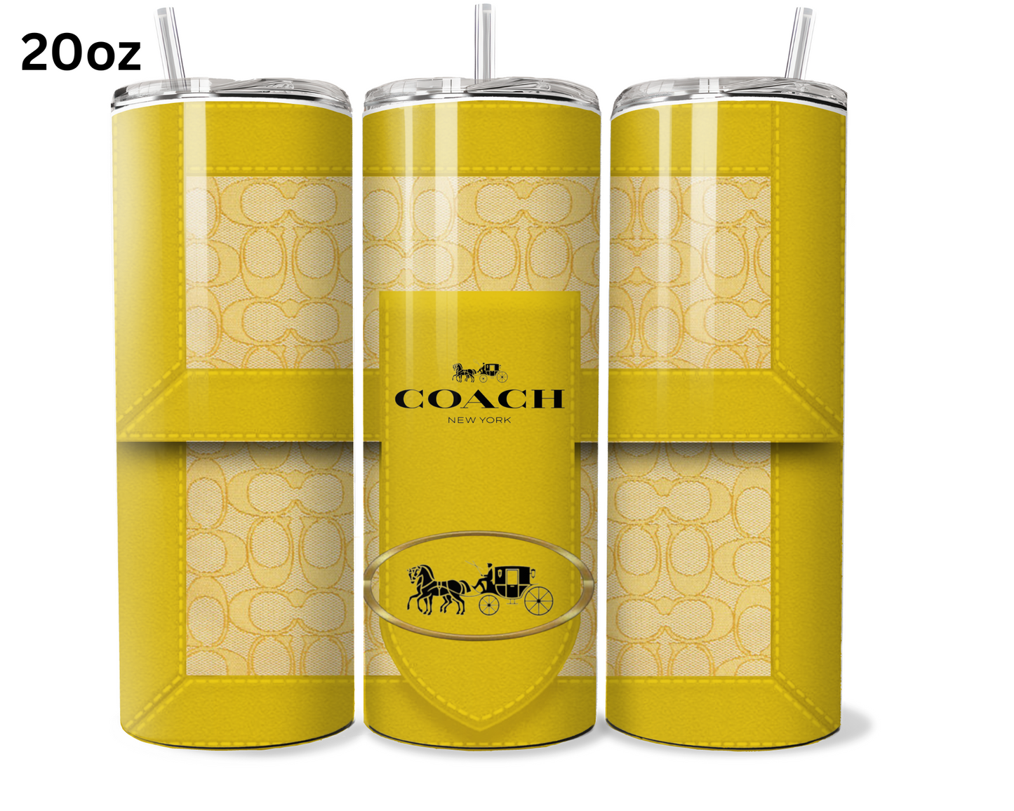 Coach Handbag Inspired Tumbler (088)