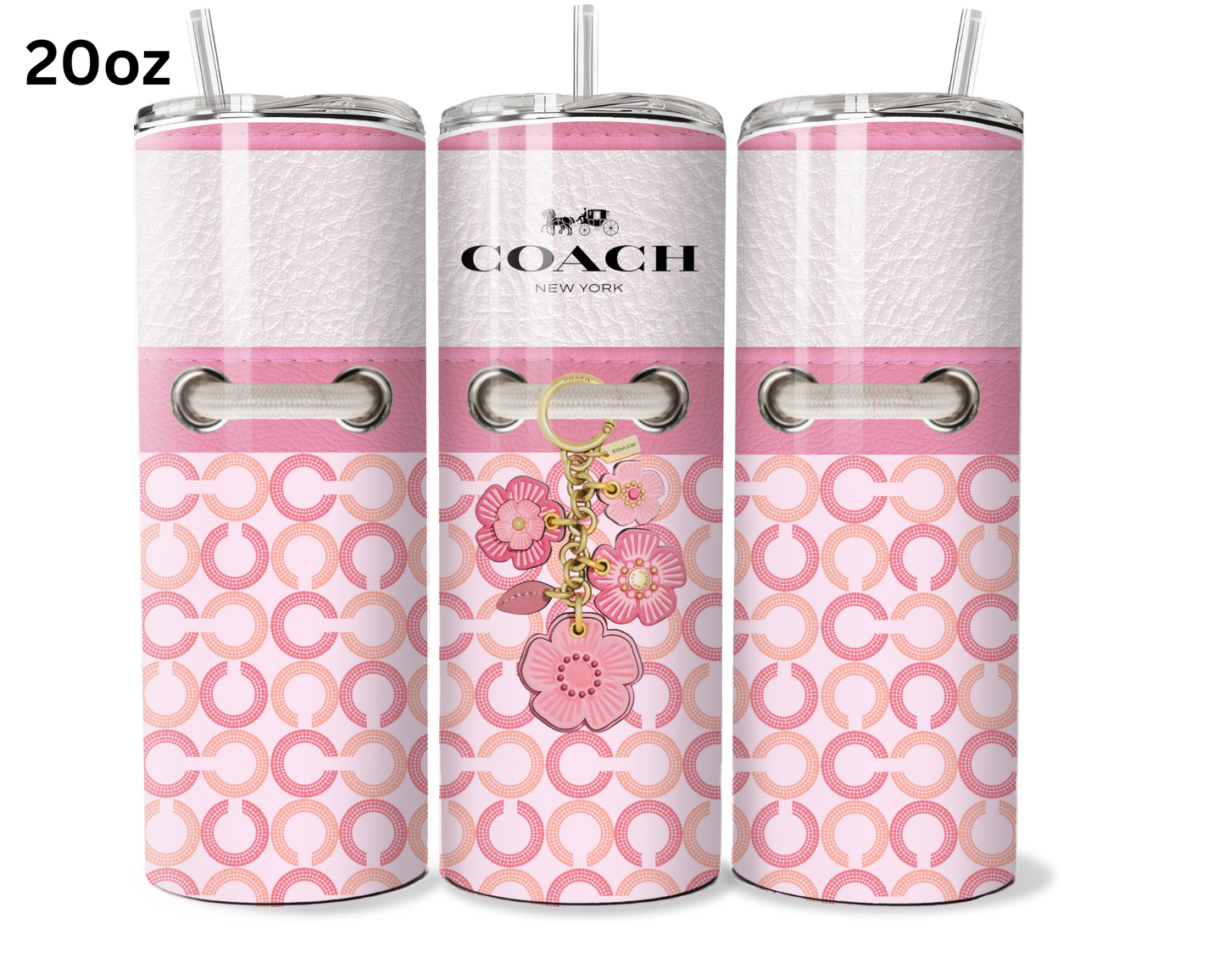 Coach Handbag Inspired Tumbler (087)