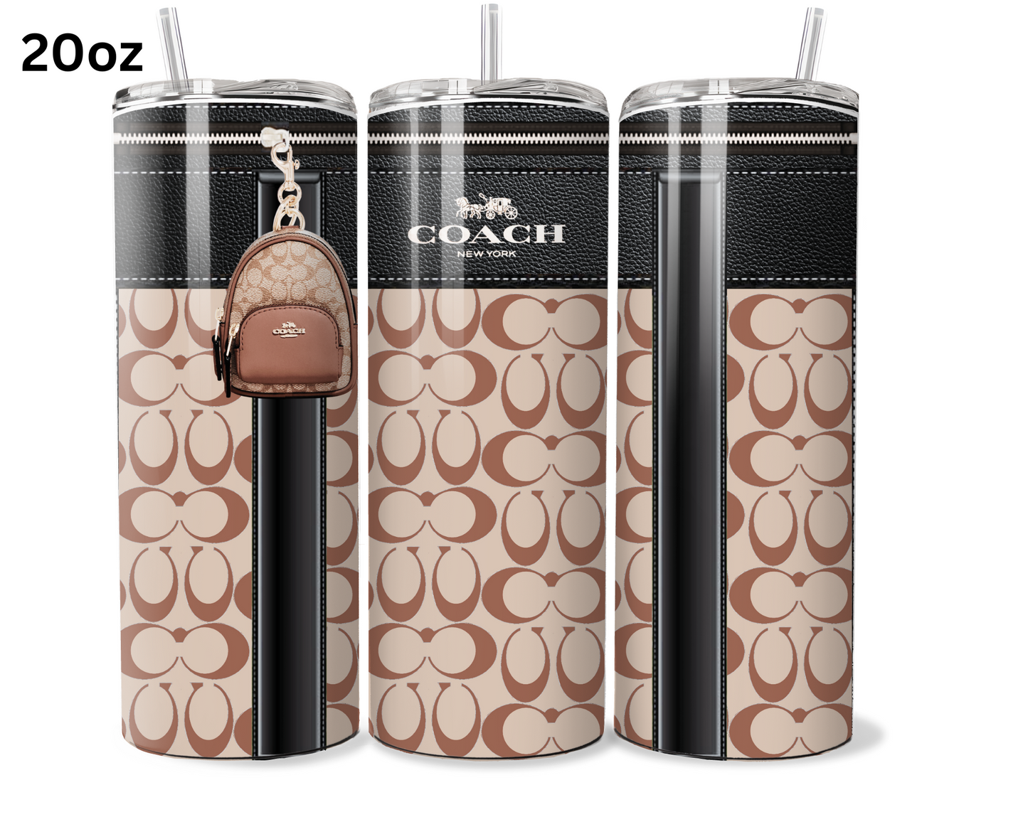 Coach Handbag Inspired Tumbler (146)