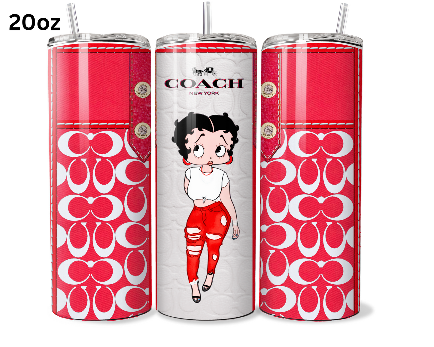 Coach Handbag Inspired Tumbler (075)