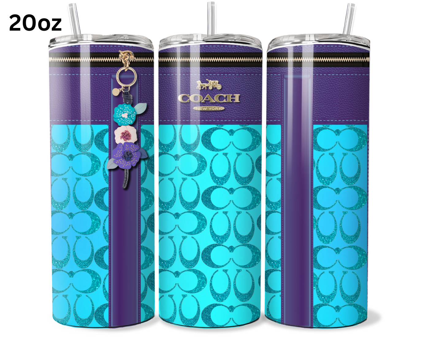 Coach Handbag Inspired Tumbler (160)