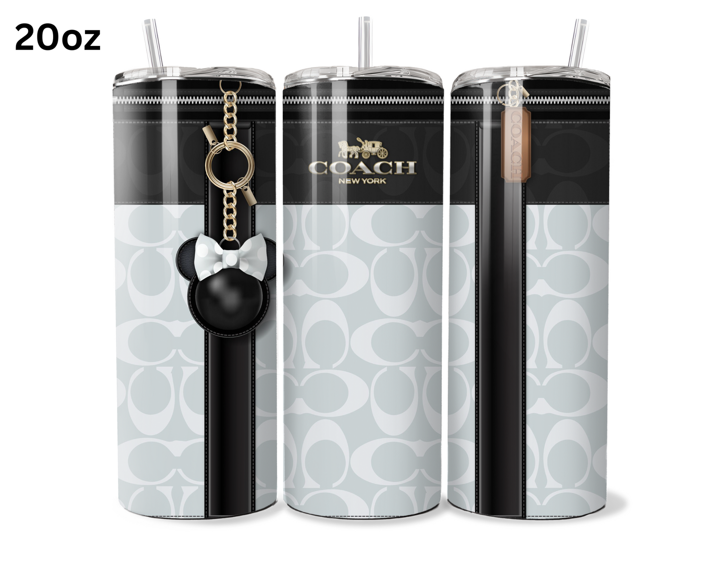 Coach Handbag Inspired Tumbler (006)