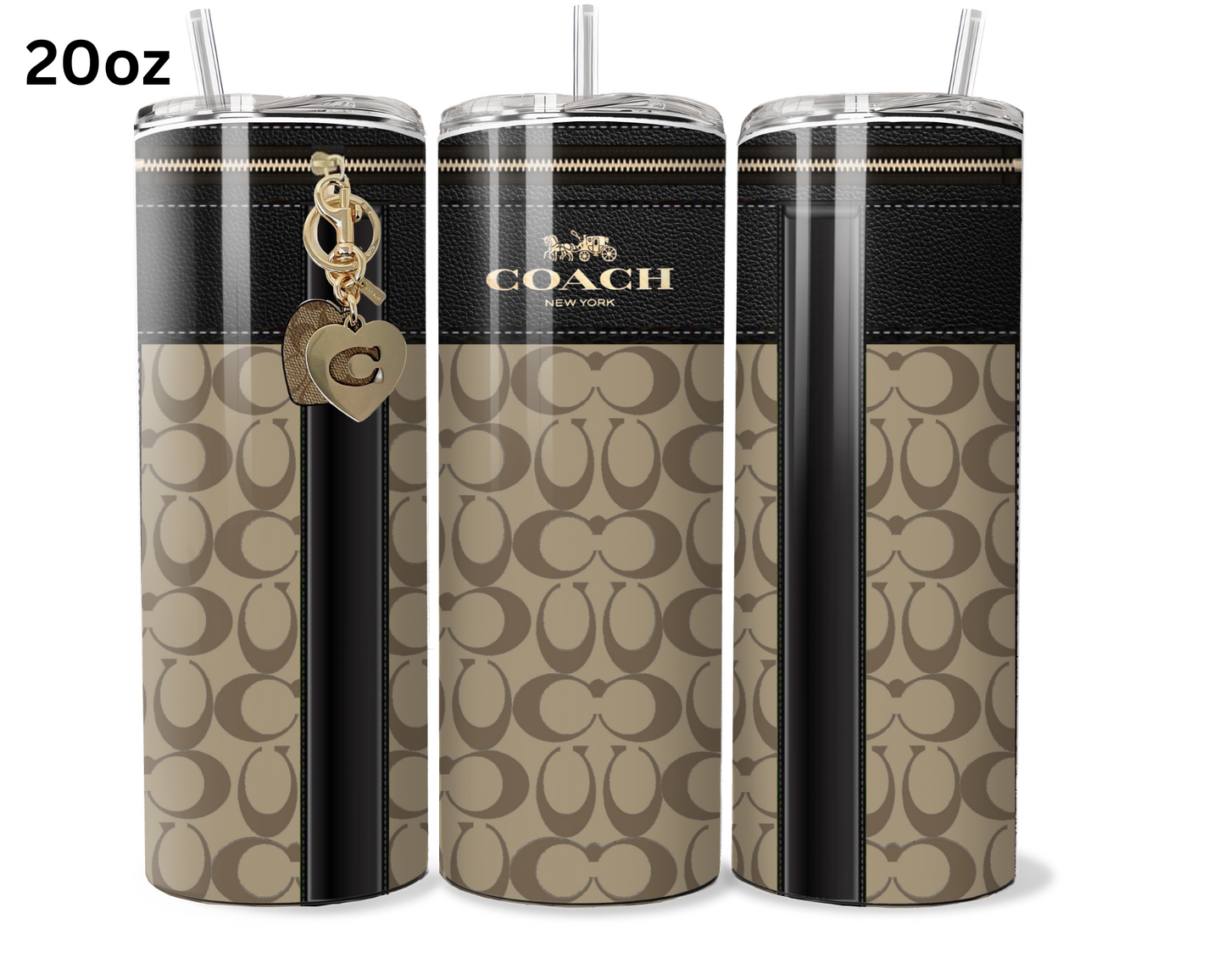 Coach Handbag Inspired Tumbler (093)