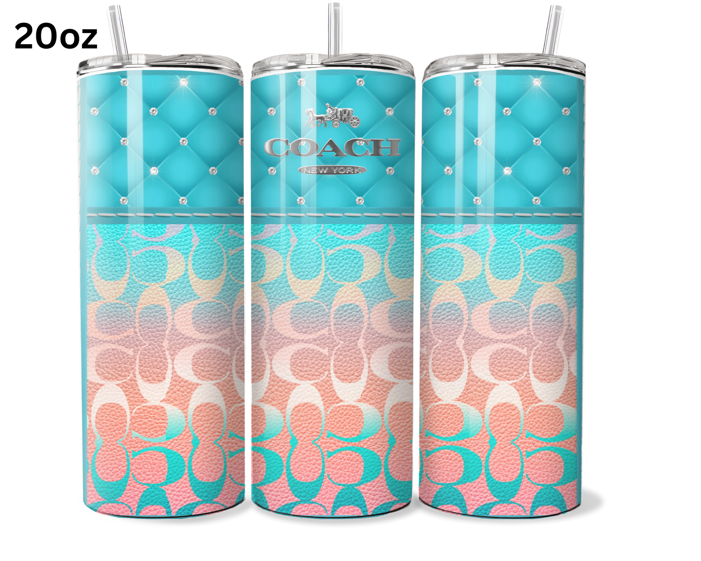 Coach Handbag Inspired Tumbler (124)