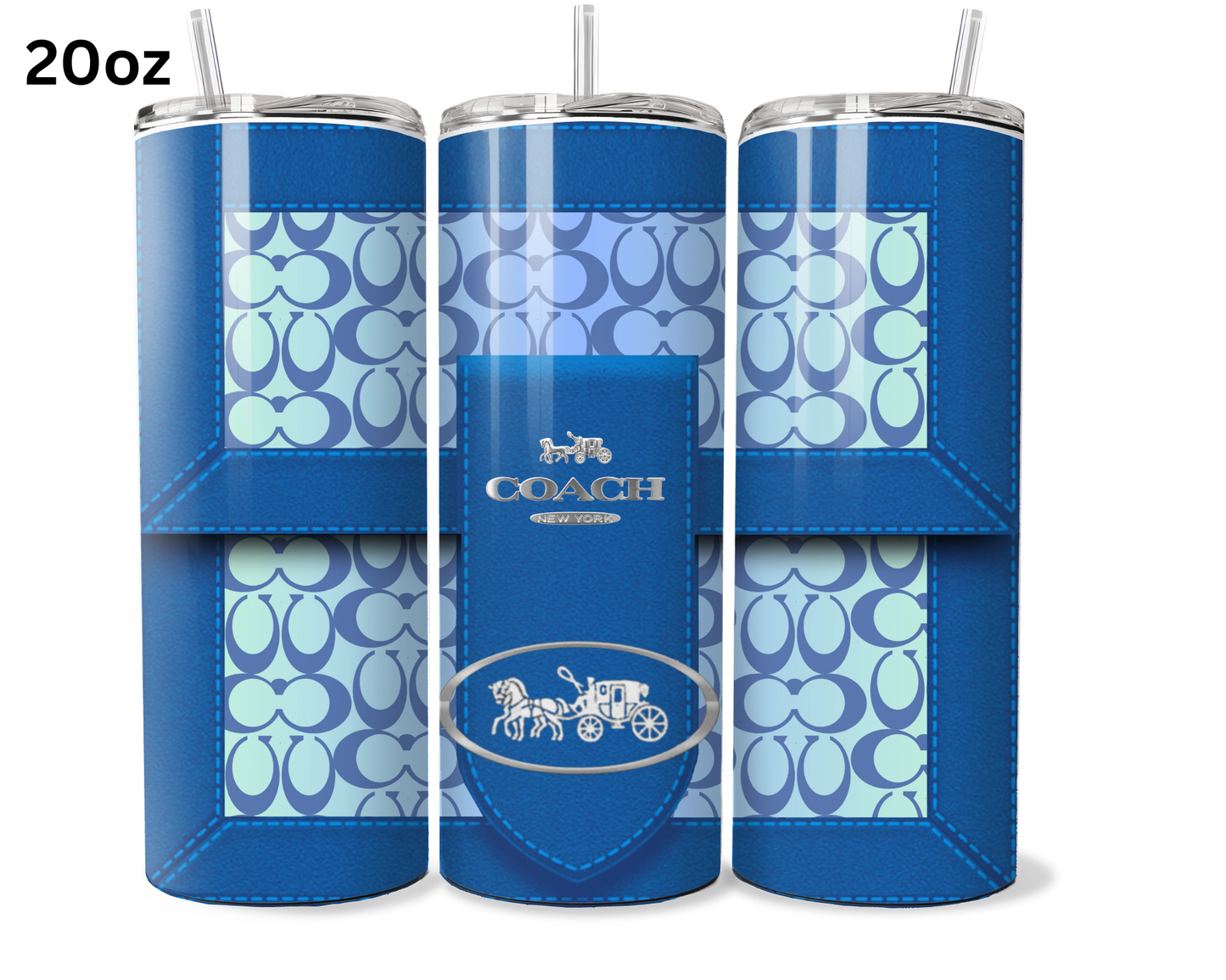 Coach Handbag Inspired Tumbler (046)