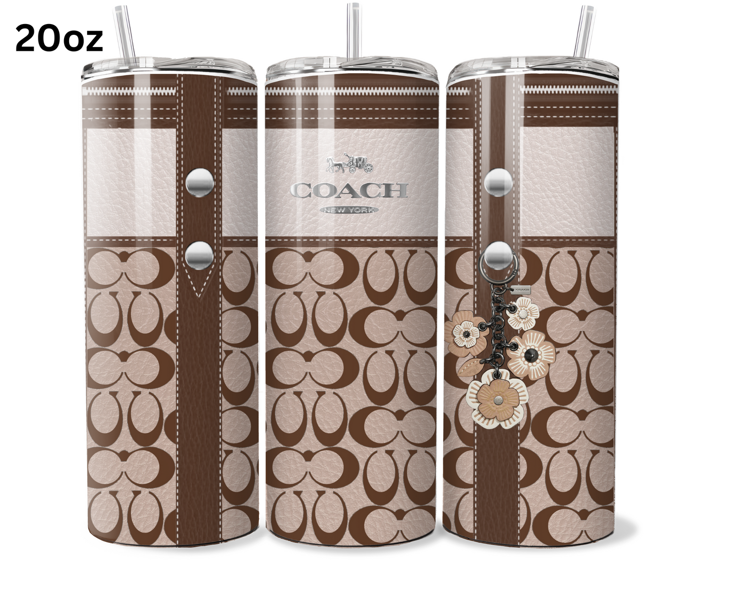 Coach Handbag Inspired Tumbler (153)