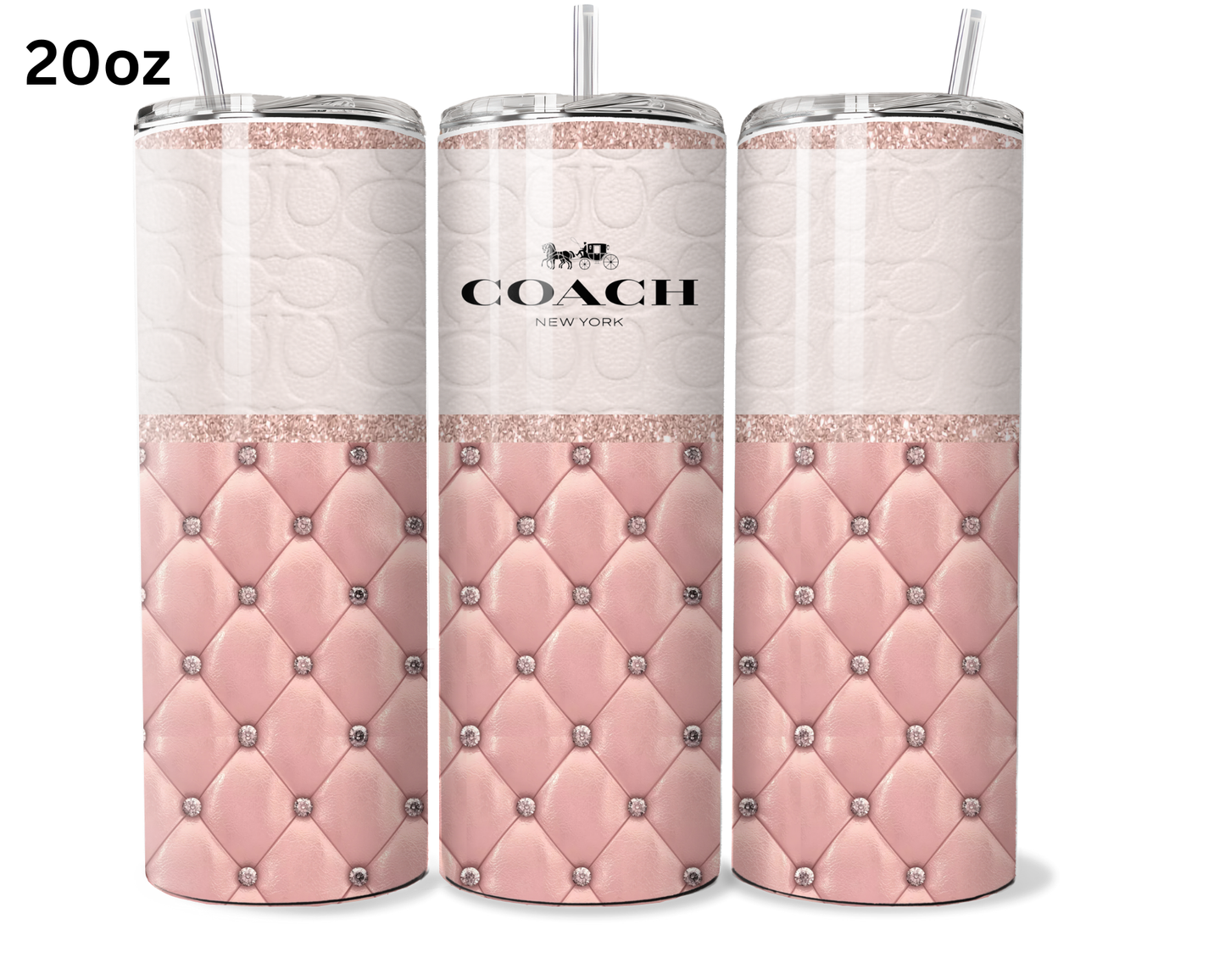 Coach Handbag Inspired Tumbler (123)